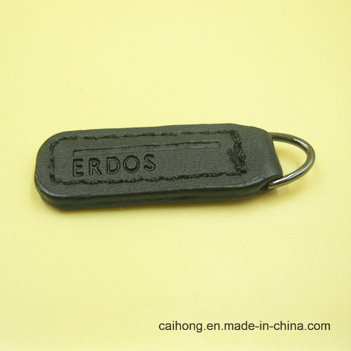 Buy Custom Logo Rectangle Leather Puller with Suture
