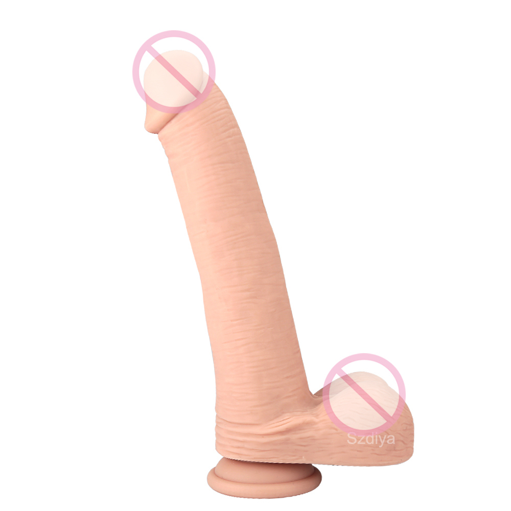 Artificial Chocolate Realistic Dildo Women Sex Toy (DYAST426A)