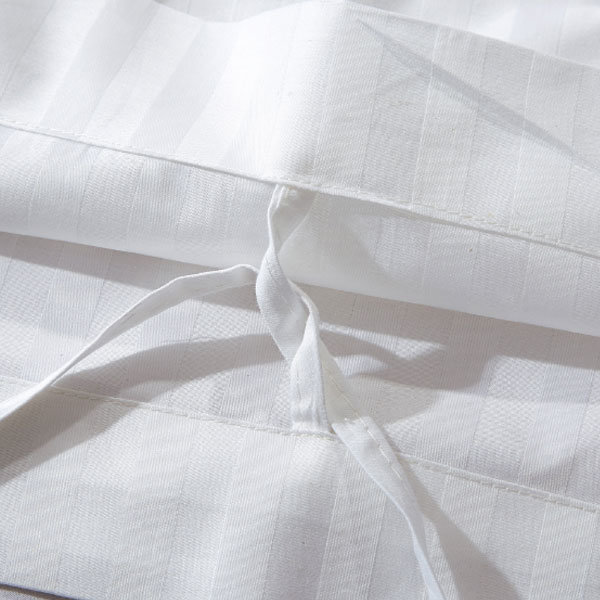 Plain White Satin Cotton Hotel Bed Linen/Duvet Cover