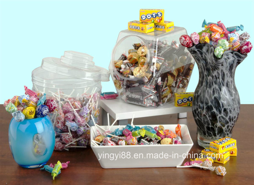 High Quality Acrylic Plastic Candy Jar with Lid