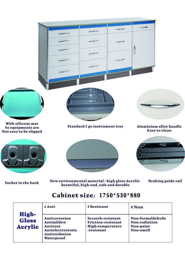 Dental Cabinet, Dental Furniture, Medical Cabinet