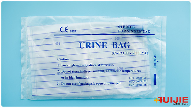 Medical PVC Adult Urine Bag Without Outlet