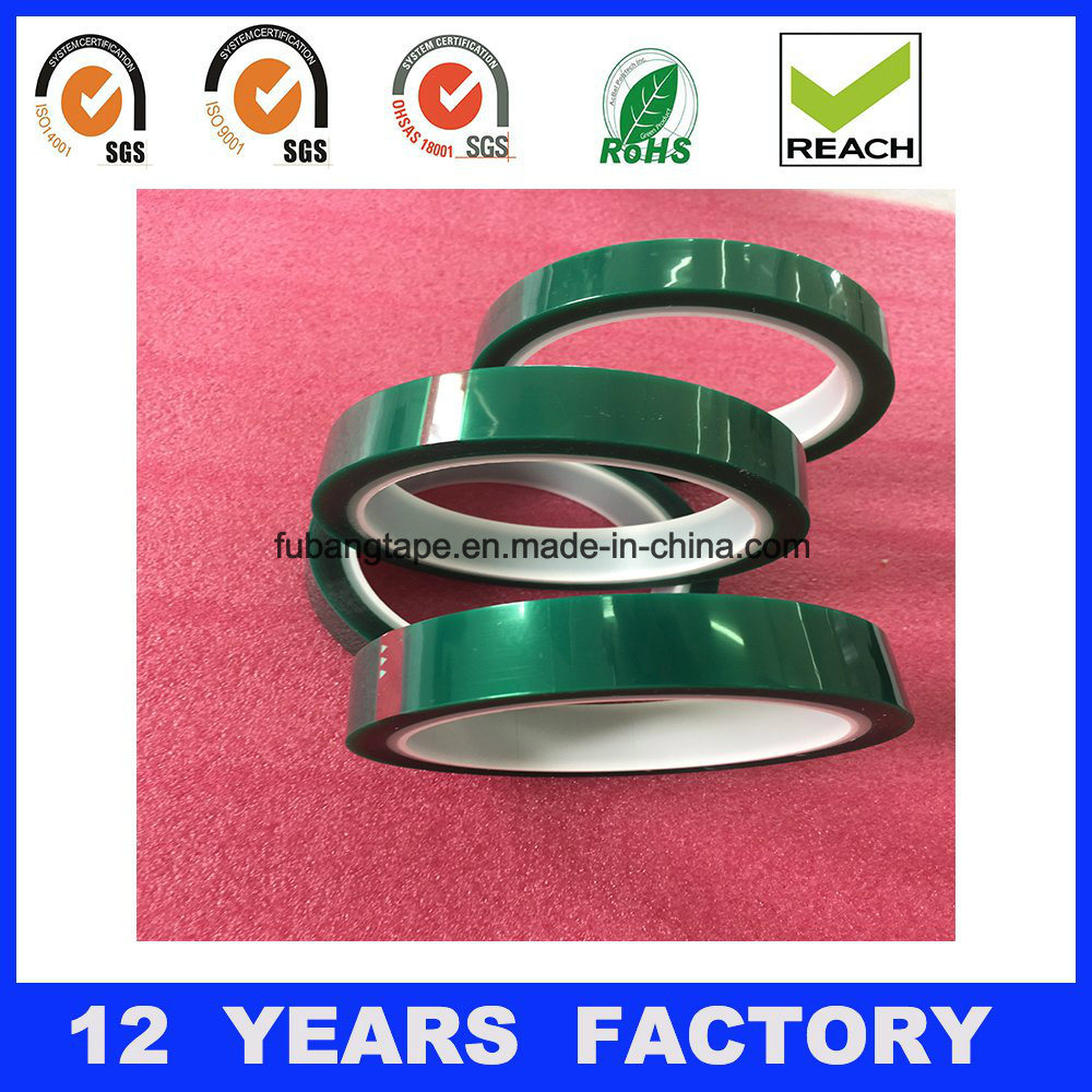 Insulation Green Polyester Paint Protect Film Pet Tape