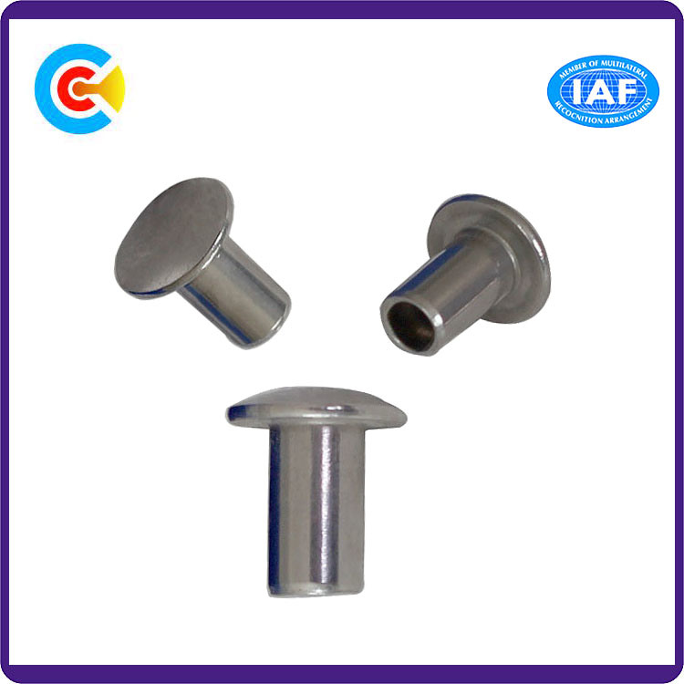 Carbon Steel Non-Standard Mushroom Head Semi-Tubular Rivet/Screw Binding Post Screw