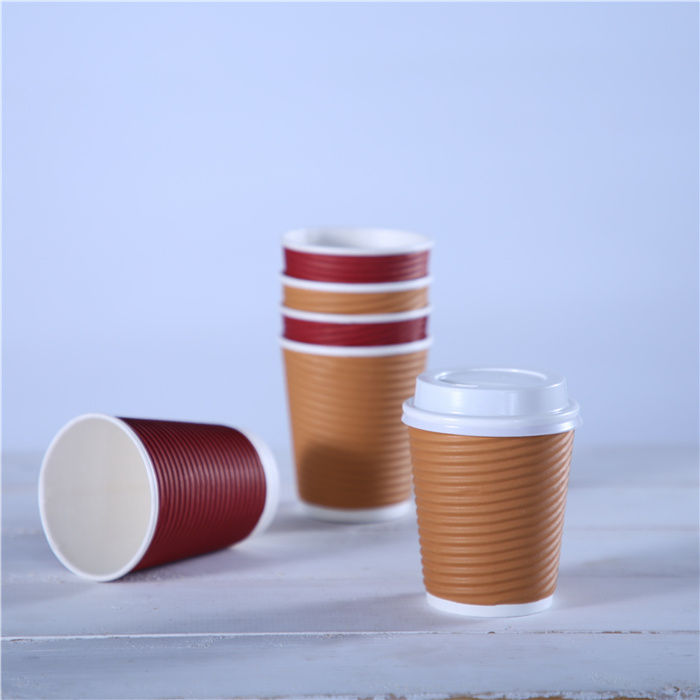 Waterproof Biodegradable PE Coated Double Wall Paper Cups
