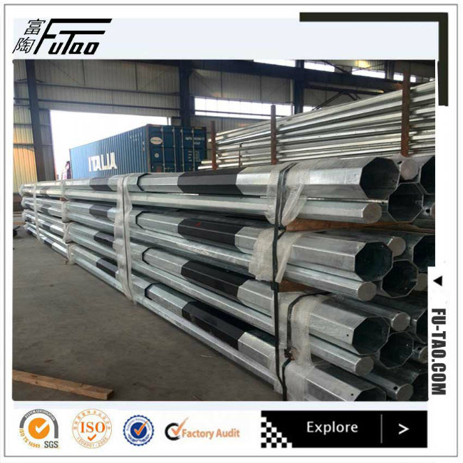 FT Power Transmission Steel Tubular Pole Tower