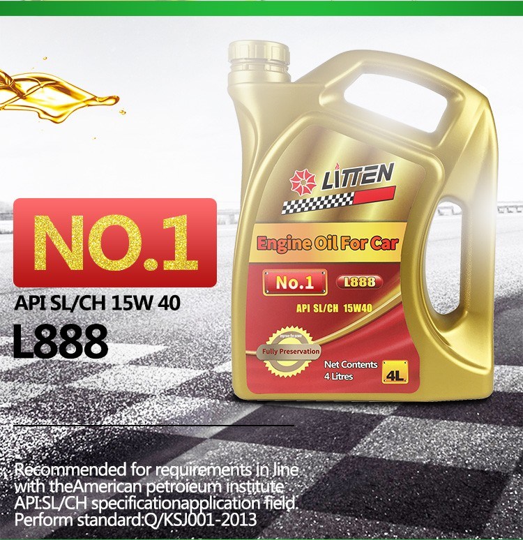 Antioxidation Lubricants Oil Engine Oil for Cars 15W40