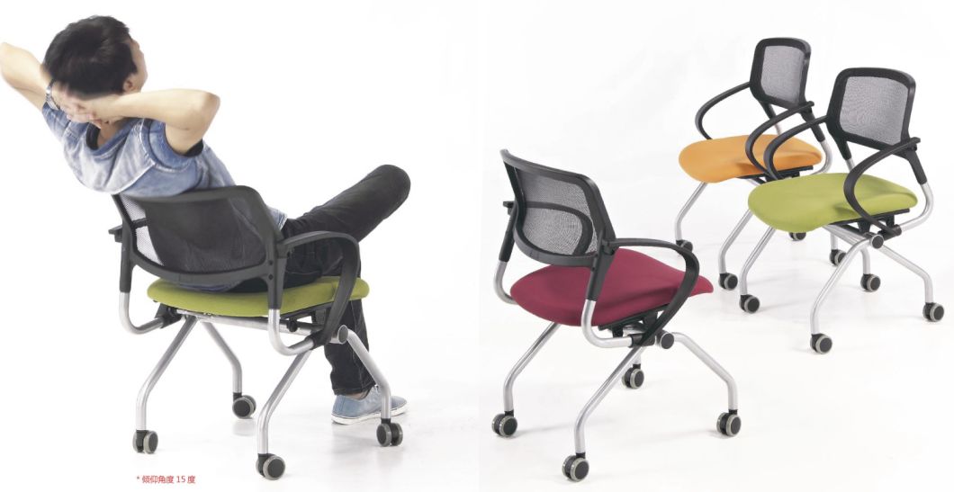 Self-Loading Tilting Stacking Office Meeting and Training Chair