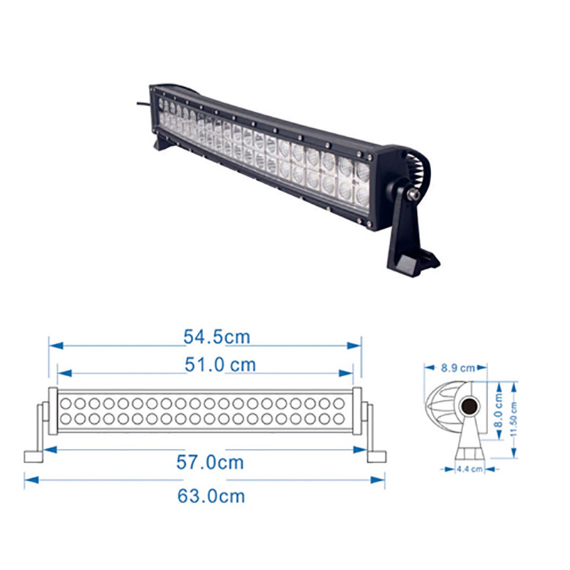 22inch Light Bar 120W LED Combo Flood Spot Light Bar