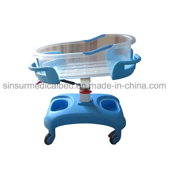 Hospital Furniture Luxury ABS Infant Transport New Born Baby Cot