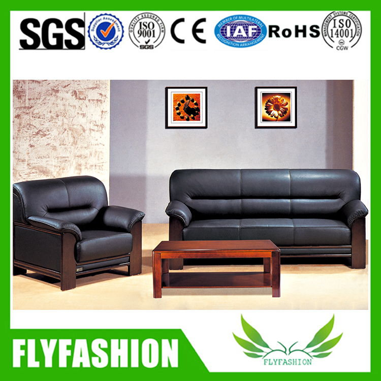 Modern Office Furniture Leather Sofa Set (OF-08)