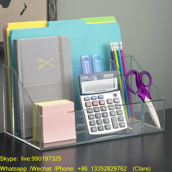 Premium Clear Acrylic Craft and Desktop Organizer