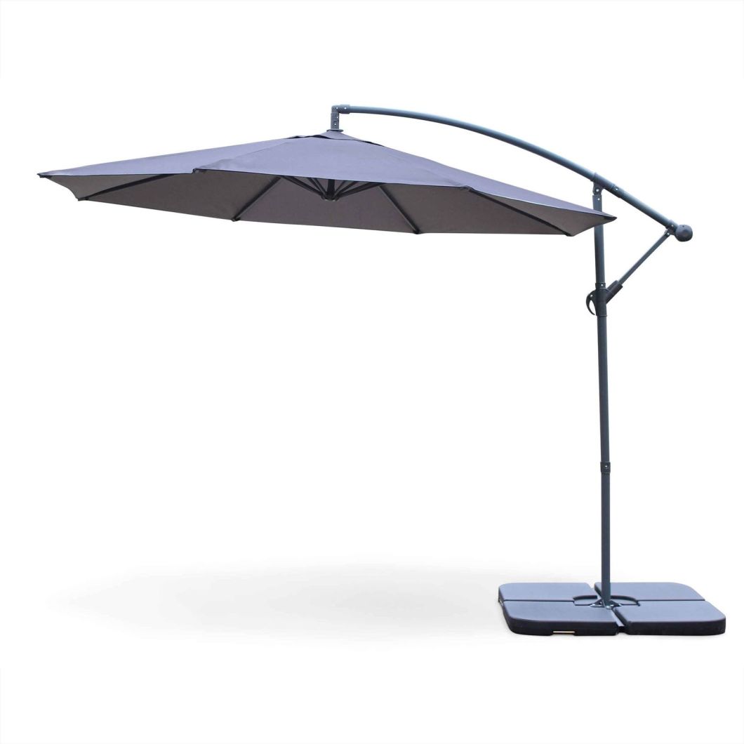 Hz-Um82 10FT Banana Umbrella Garden Hanging Parasol