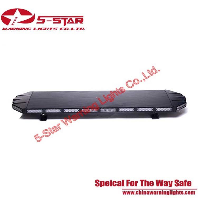 Black Case 3W Aluminum Emergency Police Lightbar/ Warning LED Light Bar