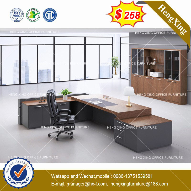 Melamine HPL Wooden Computer Furniture Home Executive Office Desk (HX-8NE018)