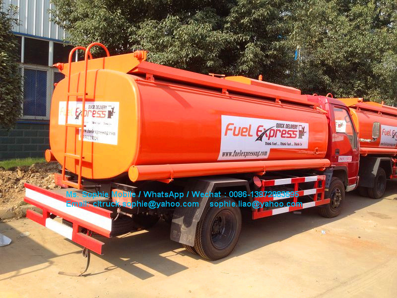 Forland 6wheels Oil Fuel Tanker Truck Mobile Fuel Dispenser