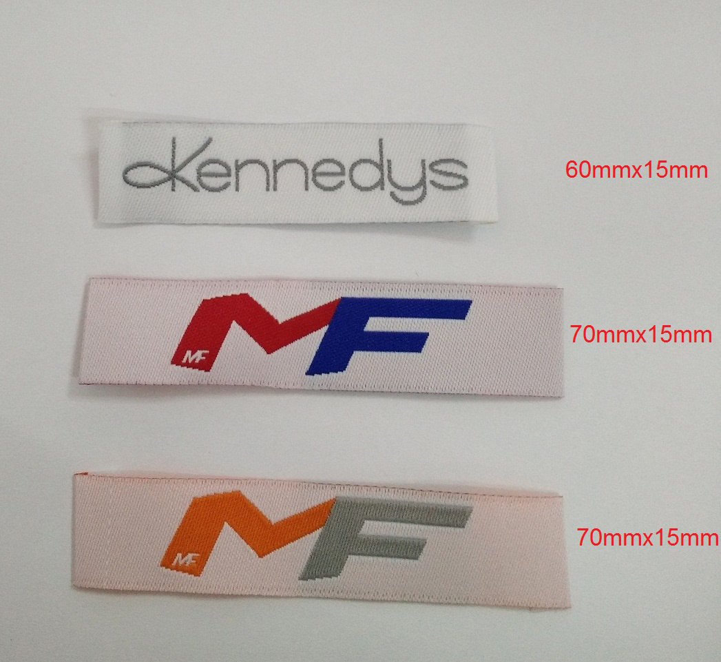 Woven Label Clothes Brand Label with Custom Logo