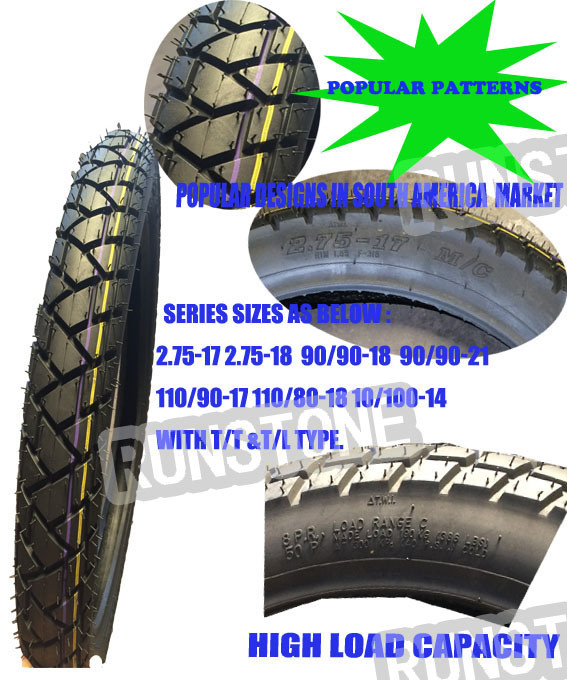 High Strength Motorcycle Tyre 2.75-17 2.75-18 3.00-17 3.00-18 90/90-18 90/90-19 90/90-21