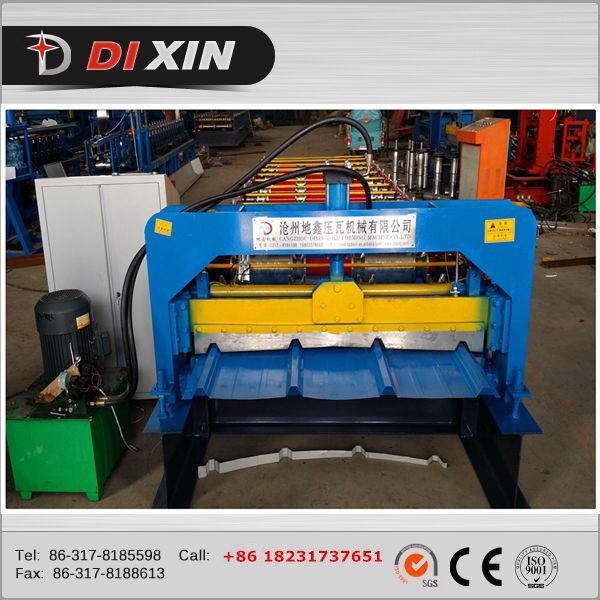 Dixin Wall and Roof Tile Panel Chrome Roll Forming Machine