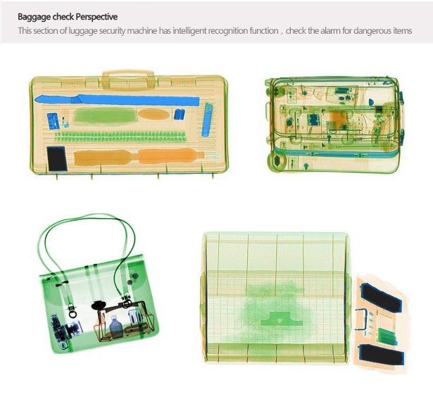 Typical Steel Penetration Airport X Ray Baggage Scanners / X Ray Detection Systems