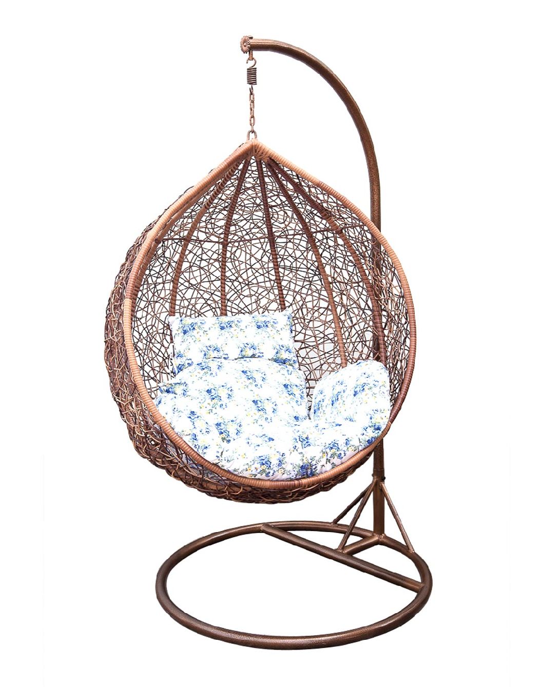 Leisure Wicker Patio Outdoor Colorful Home Garden Furniture Hanging Swing Chair