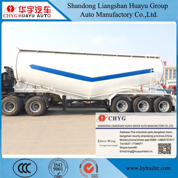 China Factroy Price Bulk Cement Tank Semi Trailer with V-Shape