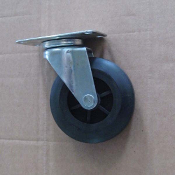 10inch PU Pneumatic Rubber Wheel Swivel Industrial Caster