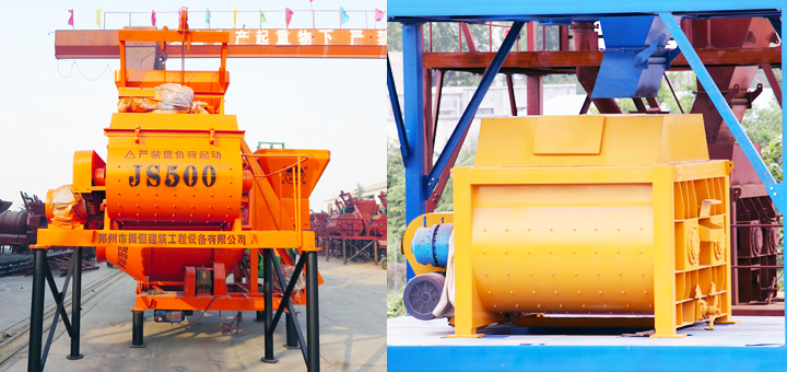 New Js Twin Shaft Electric Concrete Mixer Machine Supplier From China (JS500-3000)