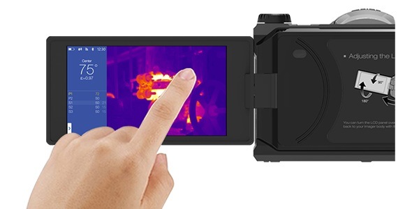 High Performance Thermal Imaging Camera-Handheld Infrared Camera with Real-Time Thermal Image Camera with Resolution 400 * 300