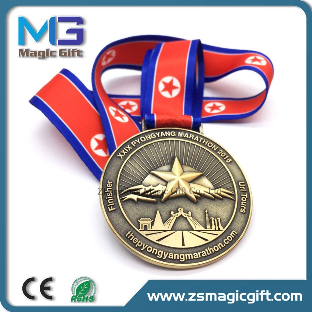 China Medal Factory Maker Customized Challenge Medal with Bronze Plating