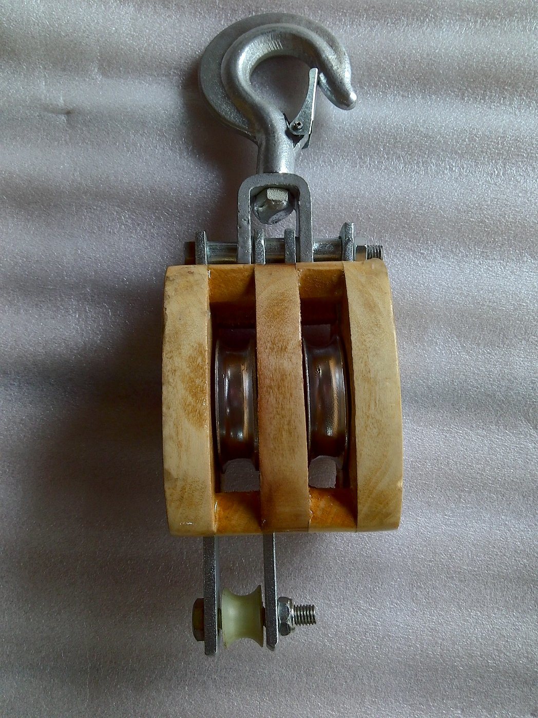 Wooden Pulley with Single/Double Sheave for Manila Rope