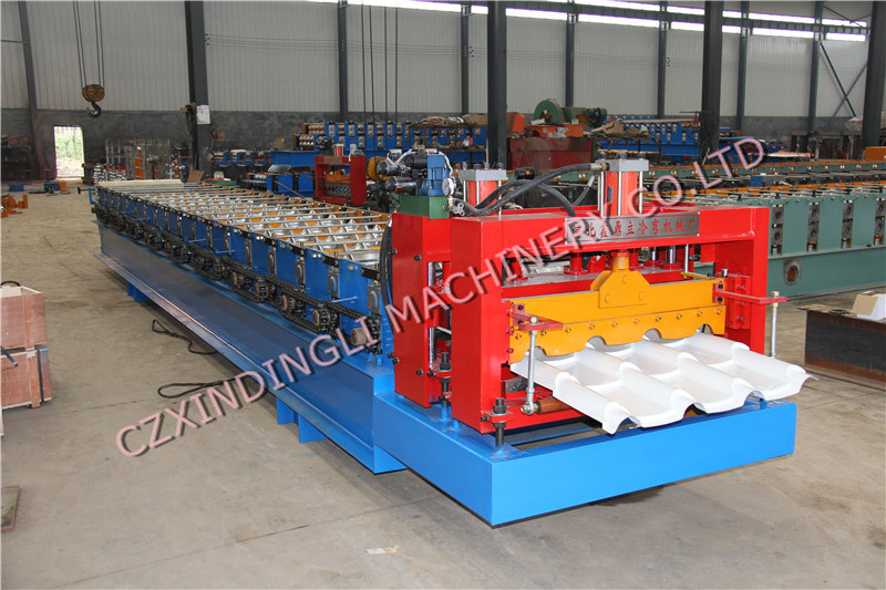 Glazed Steel Tile Roll Forming Machine/High Rib Roofing Panel Roll Forming Machine/Roof Panel Machine