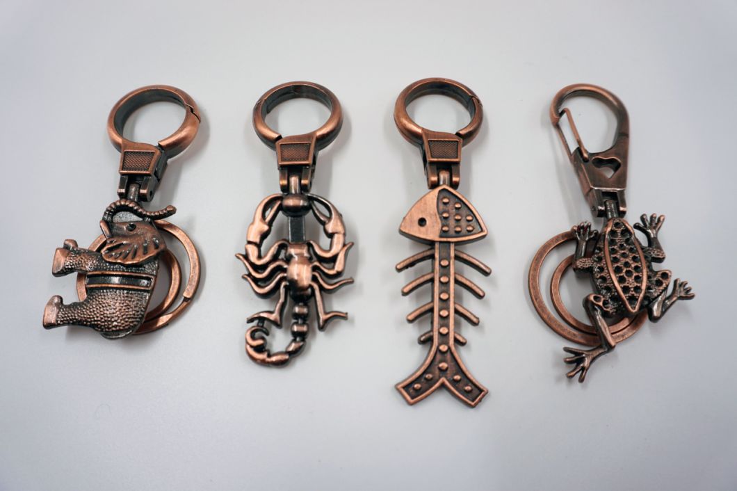 Custom Made Trend Colourful Bronzesouvenir Key Chain