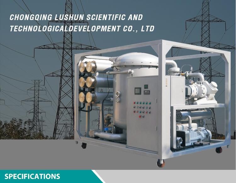 High Voltage on-Line Vacuum Transformer Oil Purification Equipment