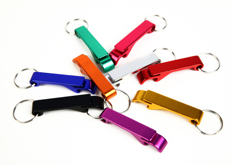 Promotional Custom Logo Keychains Beer Bottle Wine Openers