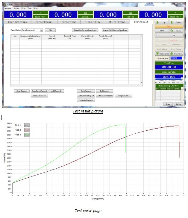 Microcomputer Type Long Travel Tensile and Compression Test Machine