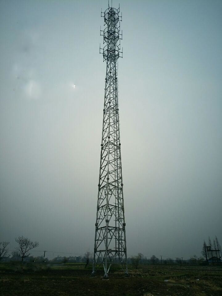 Single Steel Tower Tube Telecom Communication Tower for Cheap Sale