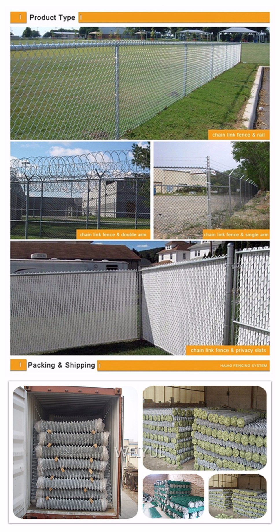 Aluminium Alloy Flexible Wire Chain Link Fence for Sport Area