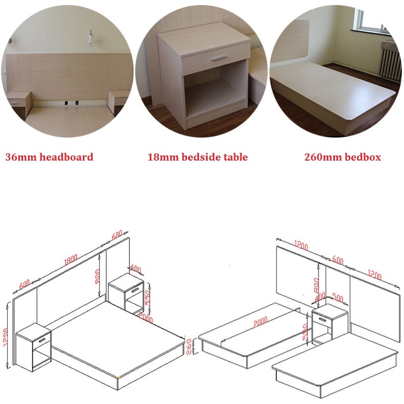 Hospital Bed Headboard Hotel Furniture Prices