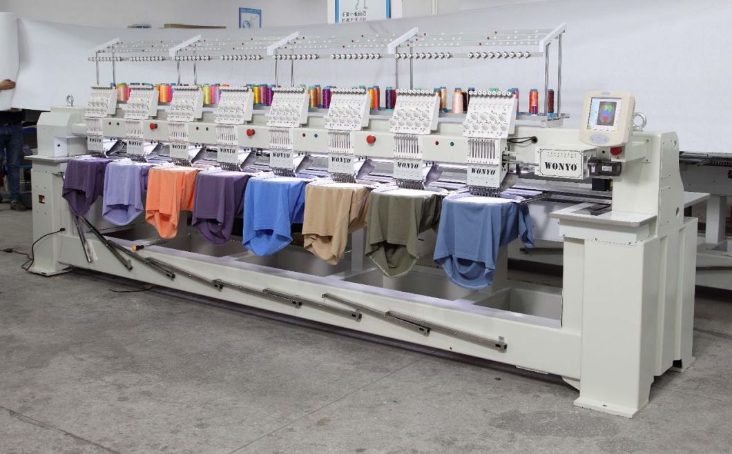 8 Head Cap Industrial Embroidery Machine Price for Sale