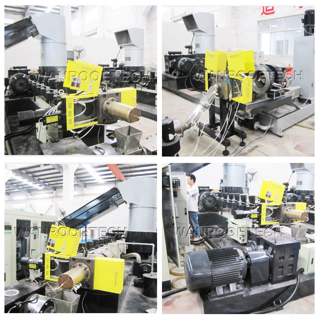 Double Stage Plastic Film Plastic Bags Granulator Pelletizing Machine