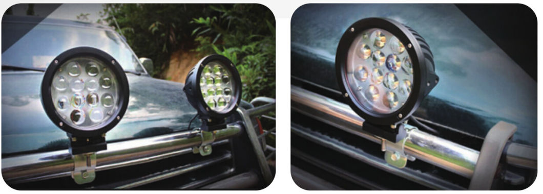 Auto LED Work Light 60W for Vehicles Trucks Working Light IP69K Waterproof