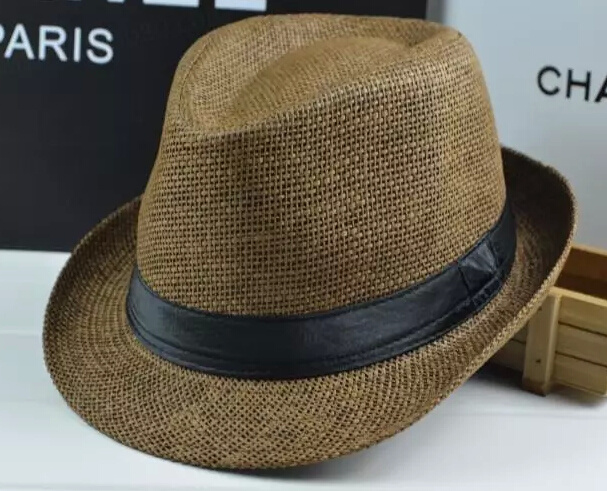 Fashion Straw Paper Basic Fedora Tribly Hat