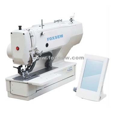 Direct-Drive Computer-Controlled Button Hole Sewing Machine