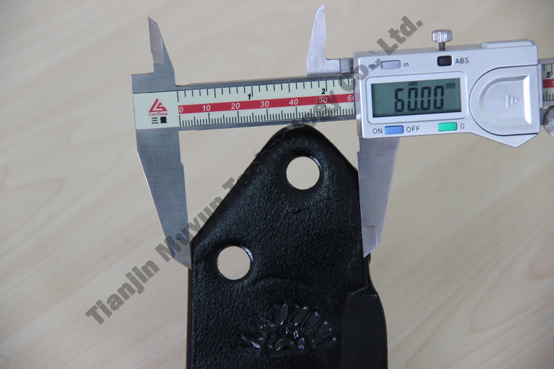 Mjf760L 1.77lbs 65mn 60si2mn B Steel Rail Steel Alloy Rotavator Agricultural Blade Parts