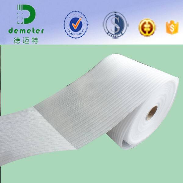 Wholesale Free Sample Food Grade 0.5mm Thin EPE Foam Sheet with Perforated Line by Roll