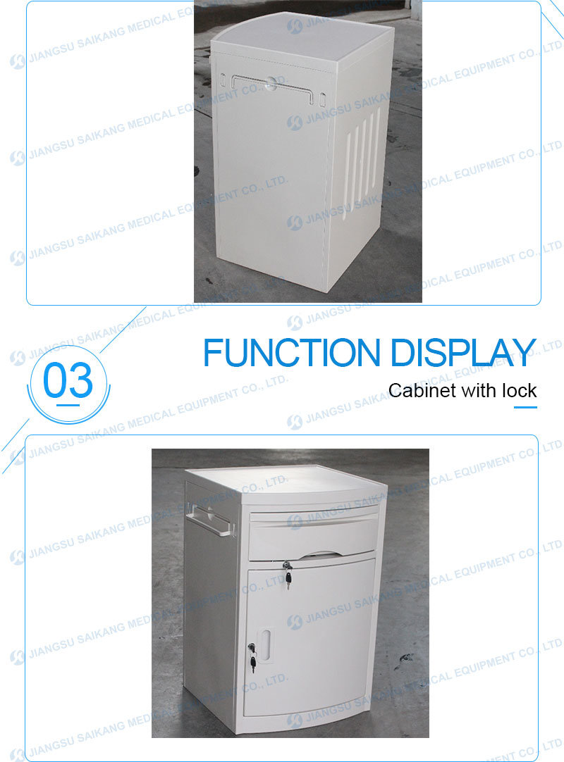 High Quality Hospital Storage Bedside Cabinet