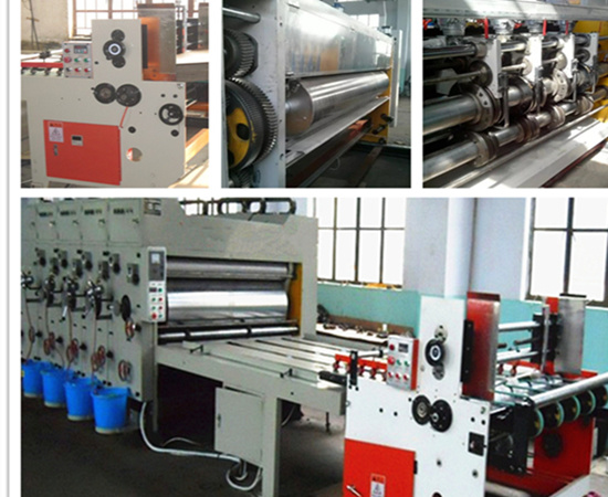 3 Colors Corrugated Paperboard Printing Slotting Machine