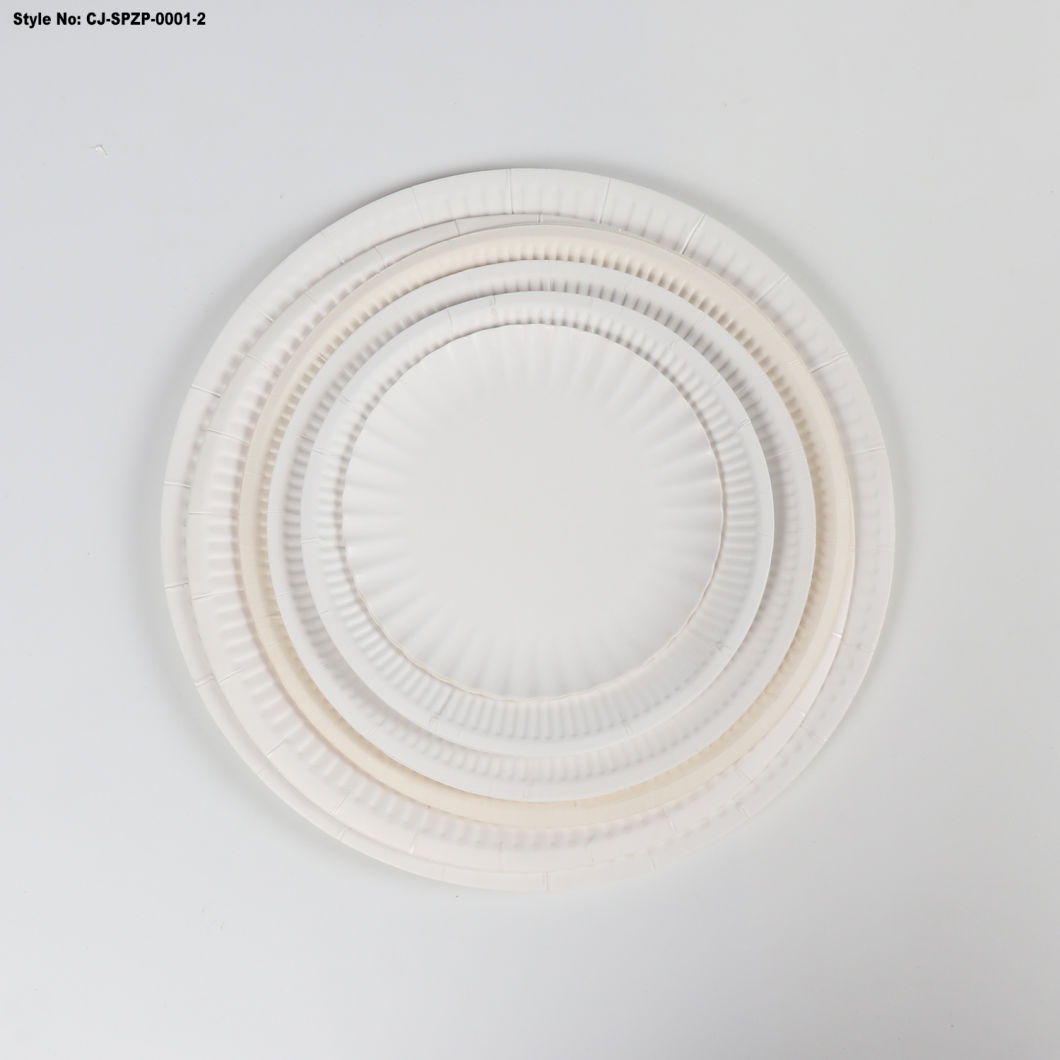 Eco-Friendly Sugarcane Bagasse Paper Plate/Disposable Party Plate