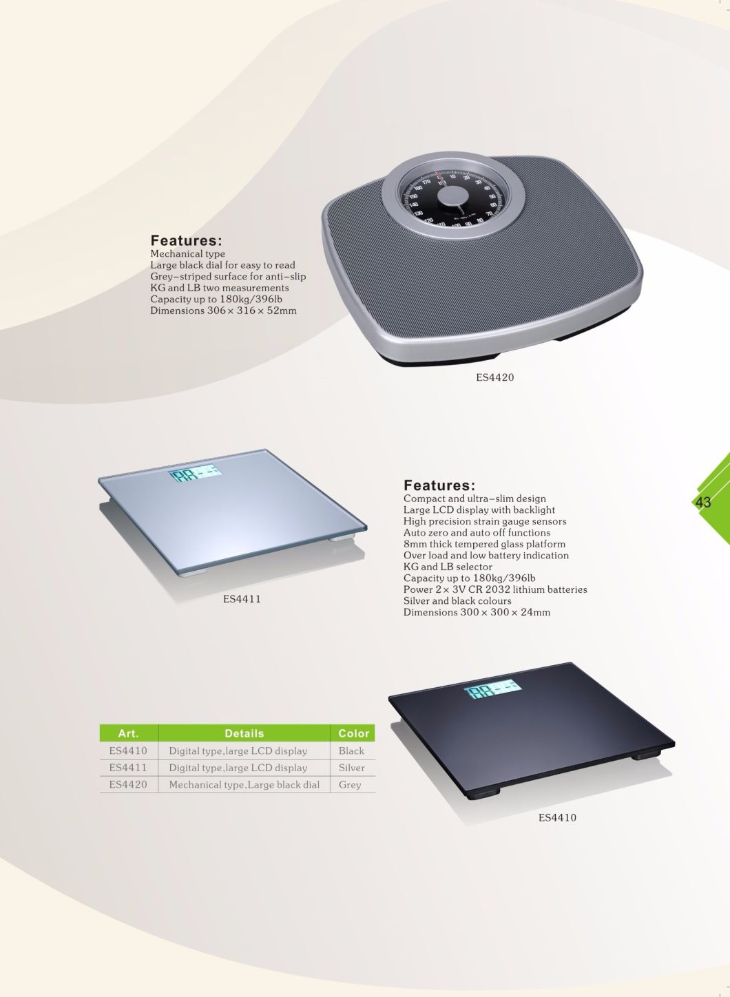 Classic Hotel Guest Room Health Mechanical Body Scale